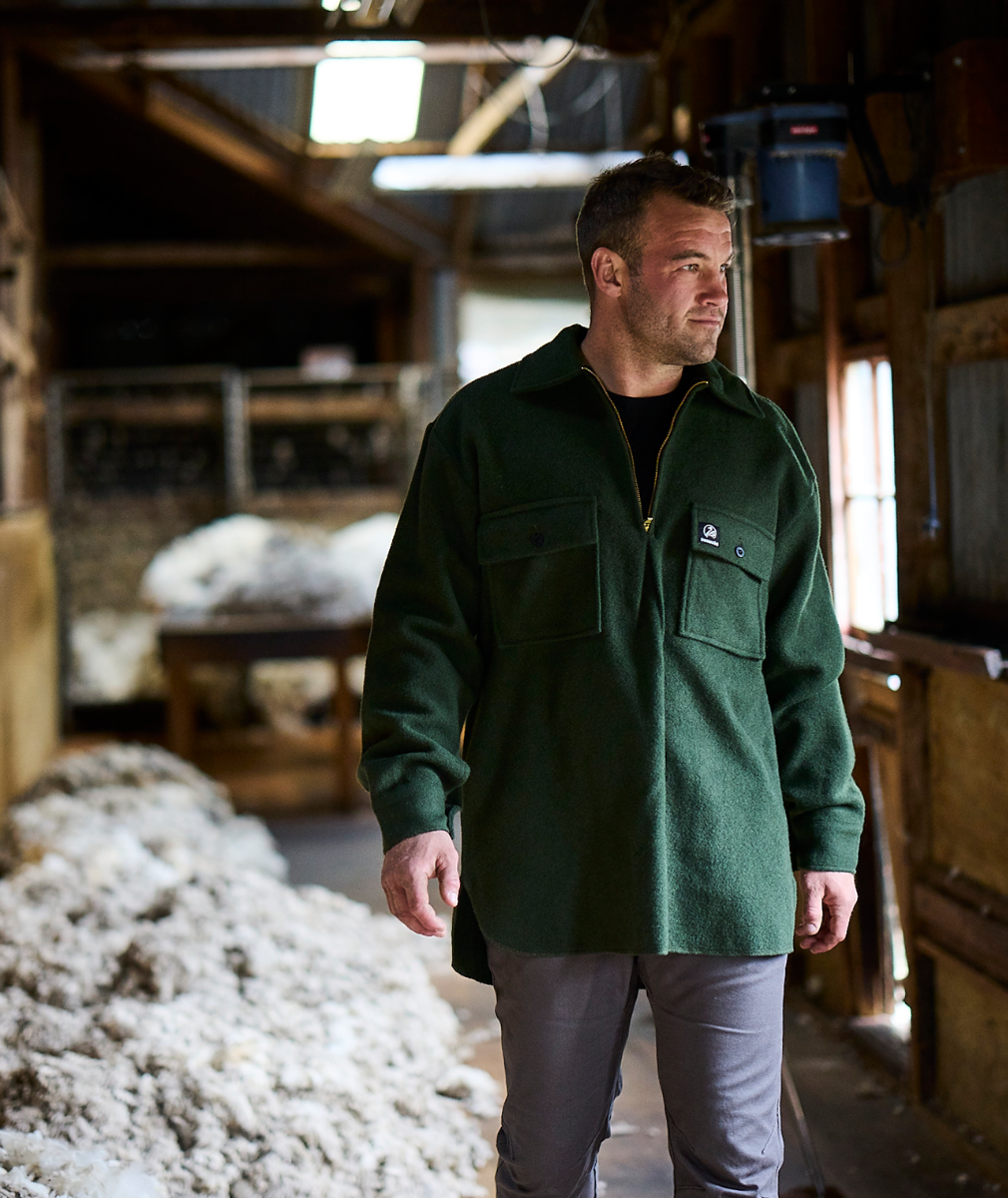 Swanndri Men's Ranger Wool Zip Front Bushshirt