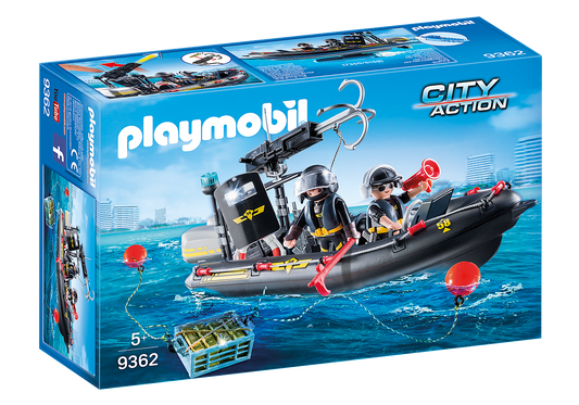 Playmobil City Action SWAT Boat 9362
