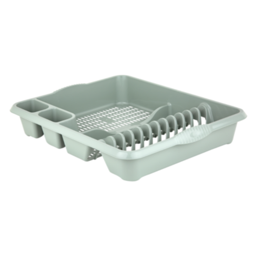 Wham Casa Large Dish Drainer Silver Sage