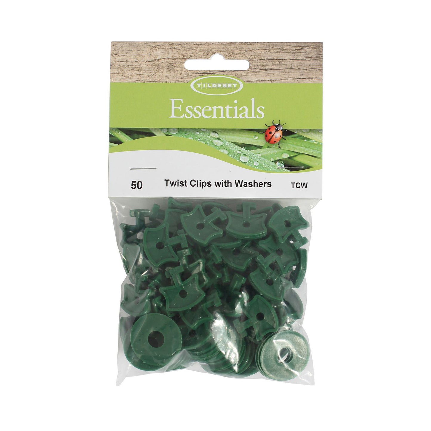 Tildenet Twist Clips with Washers