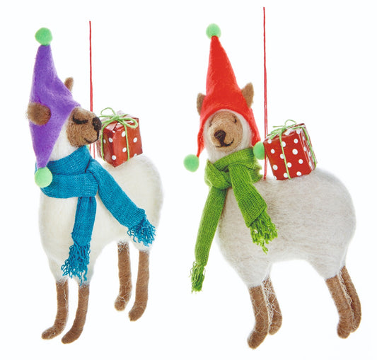 Premier Llama Carrying Presents Hanger Assorted