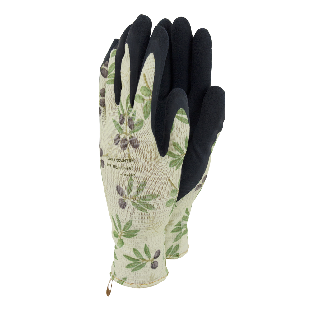 Town & Country Mastergrip Patterns Gardening Gloves Olive