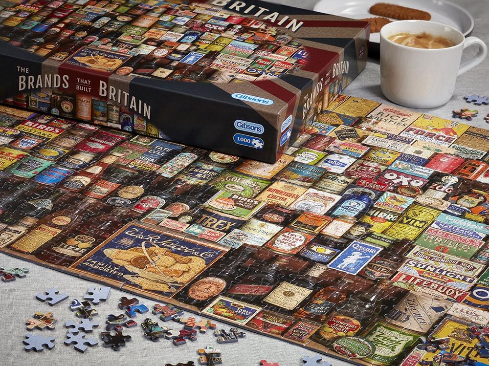Gibsons The Brands That Built Britain 1000 Piece Jigsaw