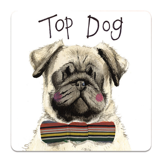 Alex Clark Top Dog Coaster