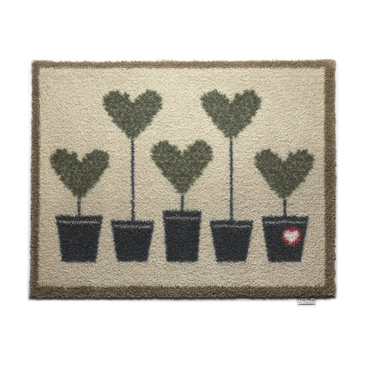 Hug Rug Door Mat Topiary 10 Heart Trees