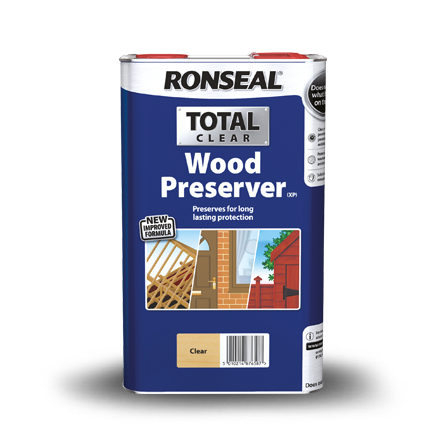 Ronseal Total Wood Preserver Clear 5L