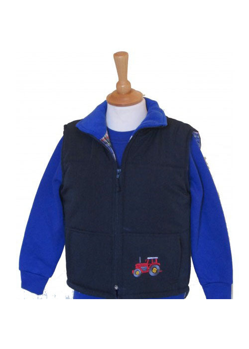 British Country Collection Tractors Padded Gilet