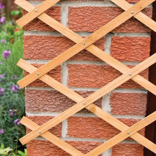 expanding wooden garden trellis Tenax Wooden Expandable Trellis