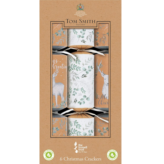 Tom Smith Christmas Crackers Kraft 6 Pack
