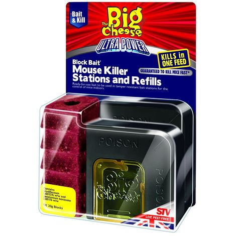 The Big Cheese Ultra Power Mouse Killer Station & Refills