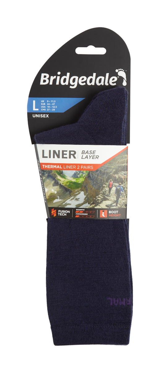 Bridgedale Base Layer Thermal Liner Socks