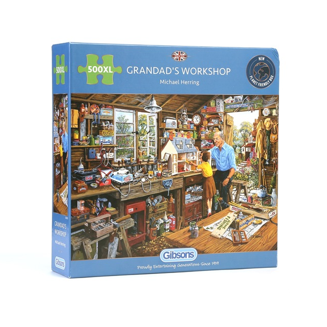 Gibsons Grandad's Workshop 500 XL-Piece Jigsaw