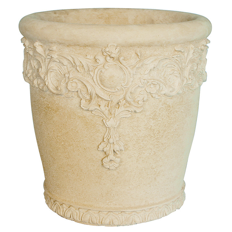Willowstone Cream Tall Ornate Vase V3W