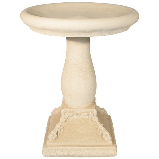 Willowstone Cream Venetian Bird Bath V6W