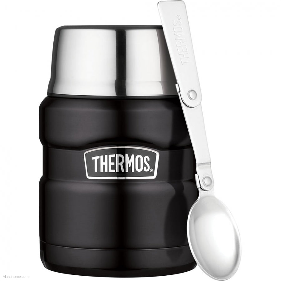 Thermos Stainless King Food Flask Matte Black 470ml