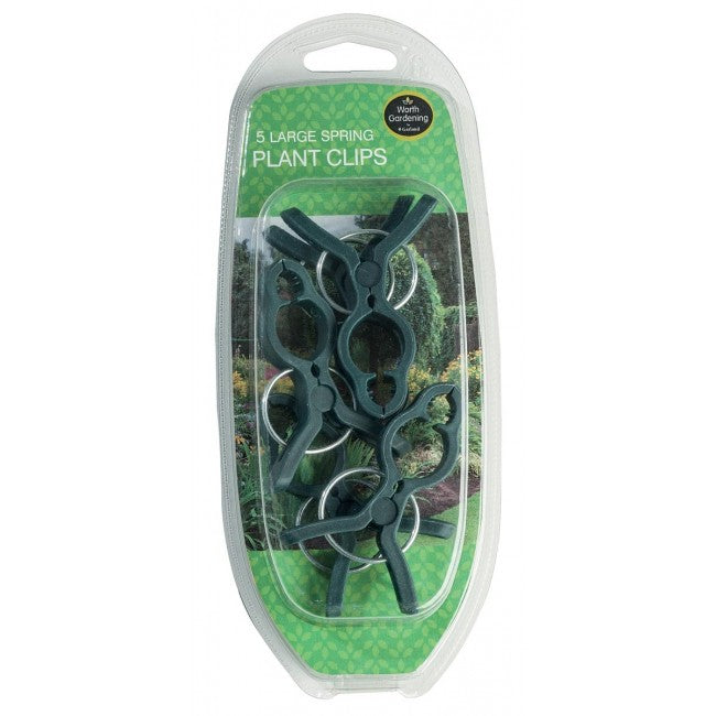 Garland Large Spring Plant Clips 5-Pack