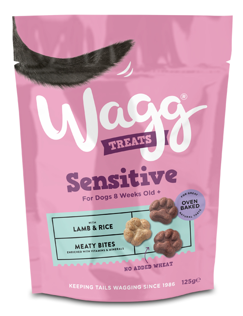 Wagg Sensitive Treats with Lamb & Rice 125g