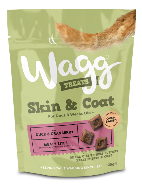 Wagg Skin & Coat Treats with Duck & Cranberry 125g
