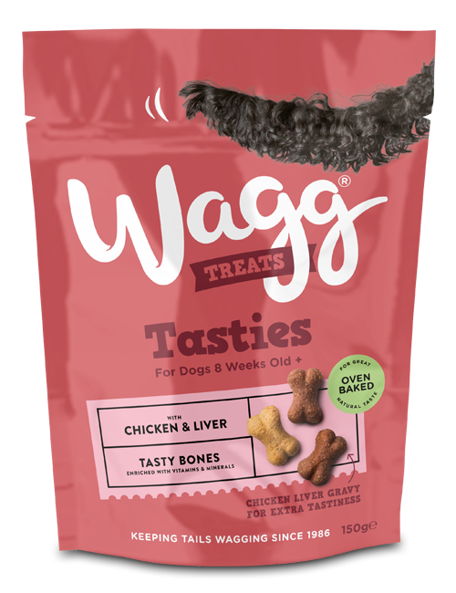 Wagg Tasty Bones with Chicken & Liver 150g