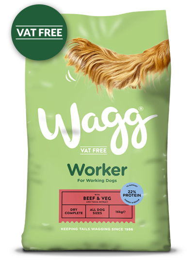 Wagg Worker with Beef, Veg & Yucca Extract Dog Food 16kg