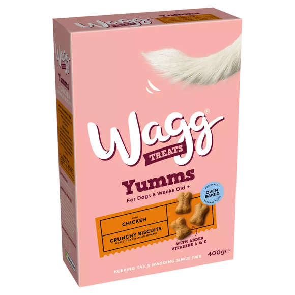 Wagg Yumms Chicken Dog Biscuits 400g