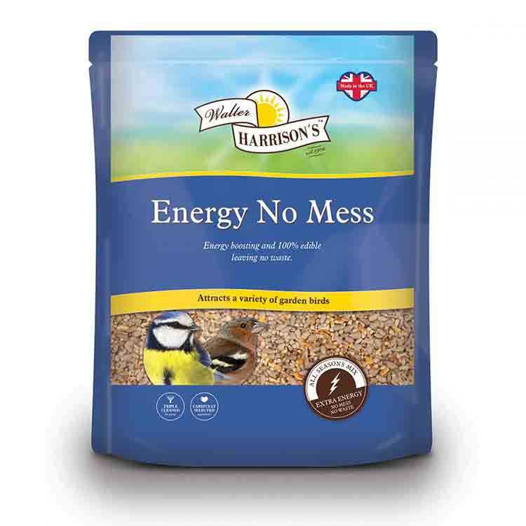 Walter Harrison's Energy No Mess Bird Seed Pouch 2kg