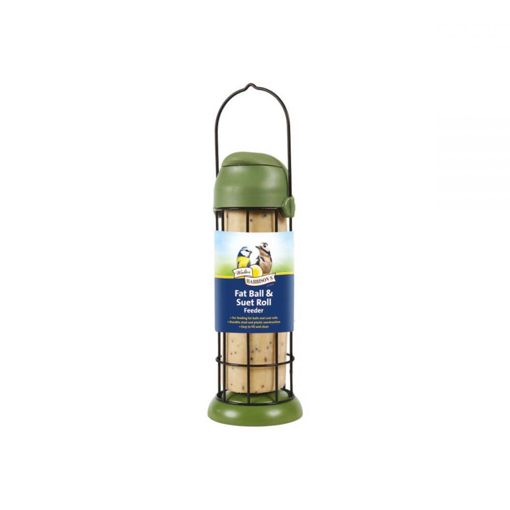 Walter Harrisons Flip Top Peanut & Suet Feeder 22cm