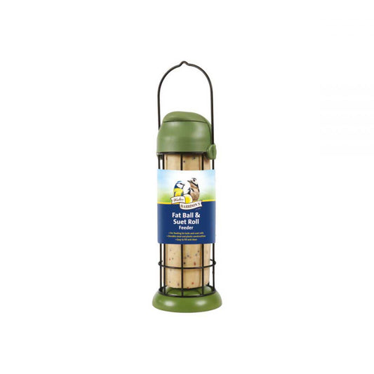 Walter Harrisons Flip Top Peanut & Suet Feeder 22cm