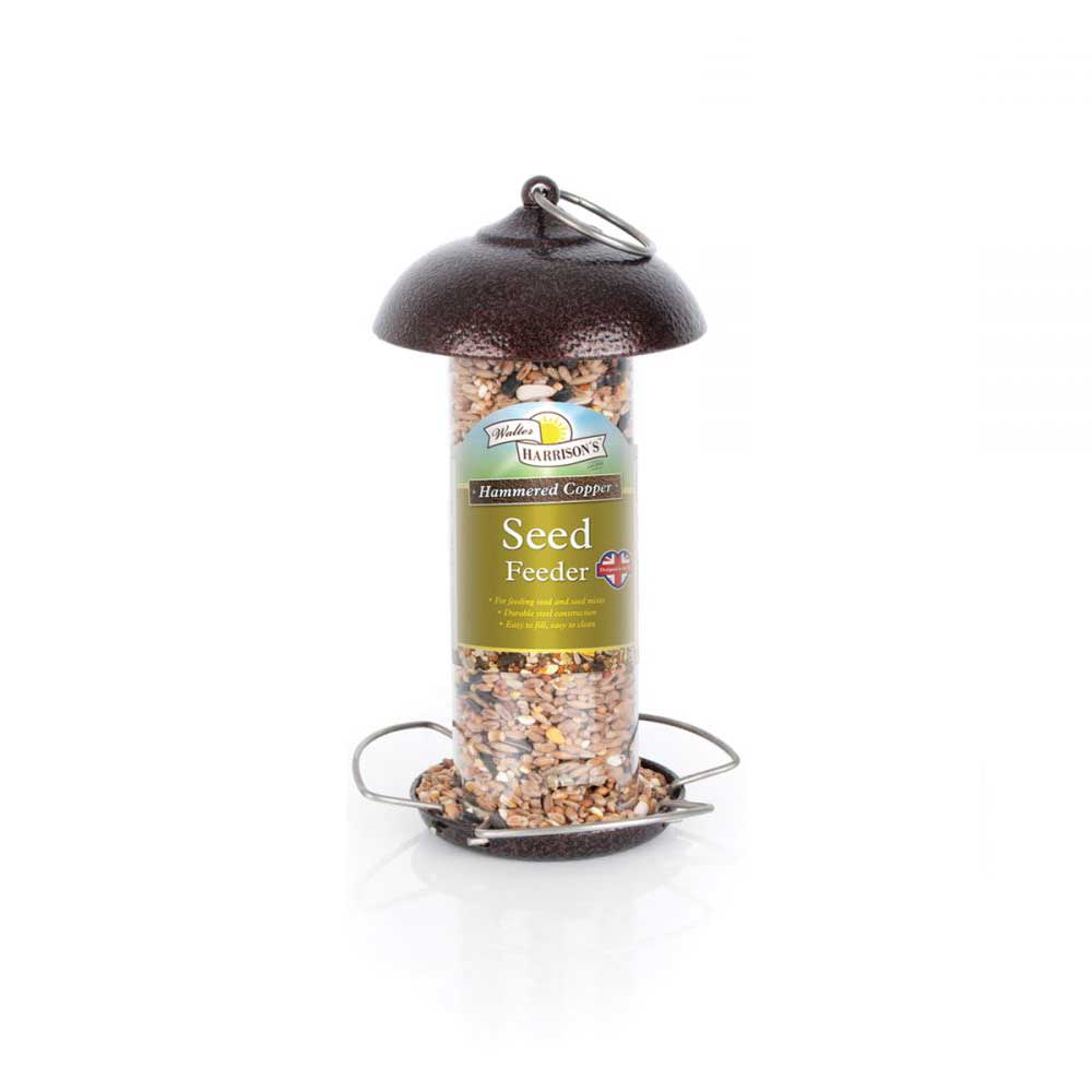 Walter Harrisons Green Die-Cast Peanut & Seed Feeder 35.5cm