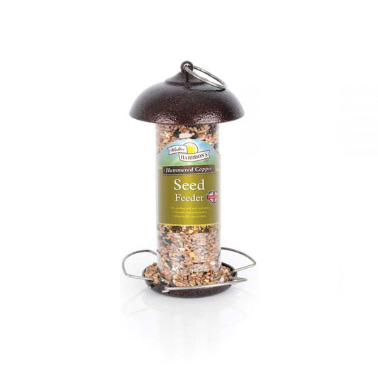 Walter Harrisons Green Die-Cast Peanut & Seed Feeder 35.5cm