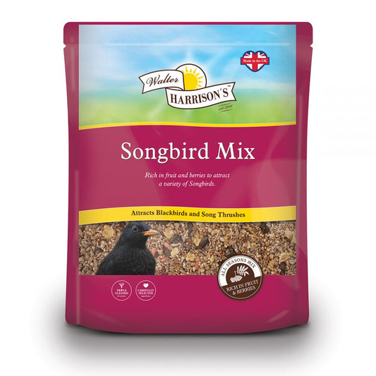 Walter Harrison's Songbird Mix Bird Feed Pouch 2kg