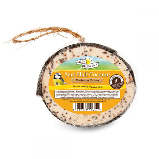 Walter Harrisons Half Coconut Suet Feeder