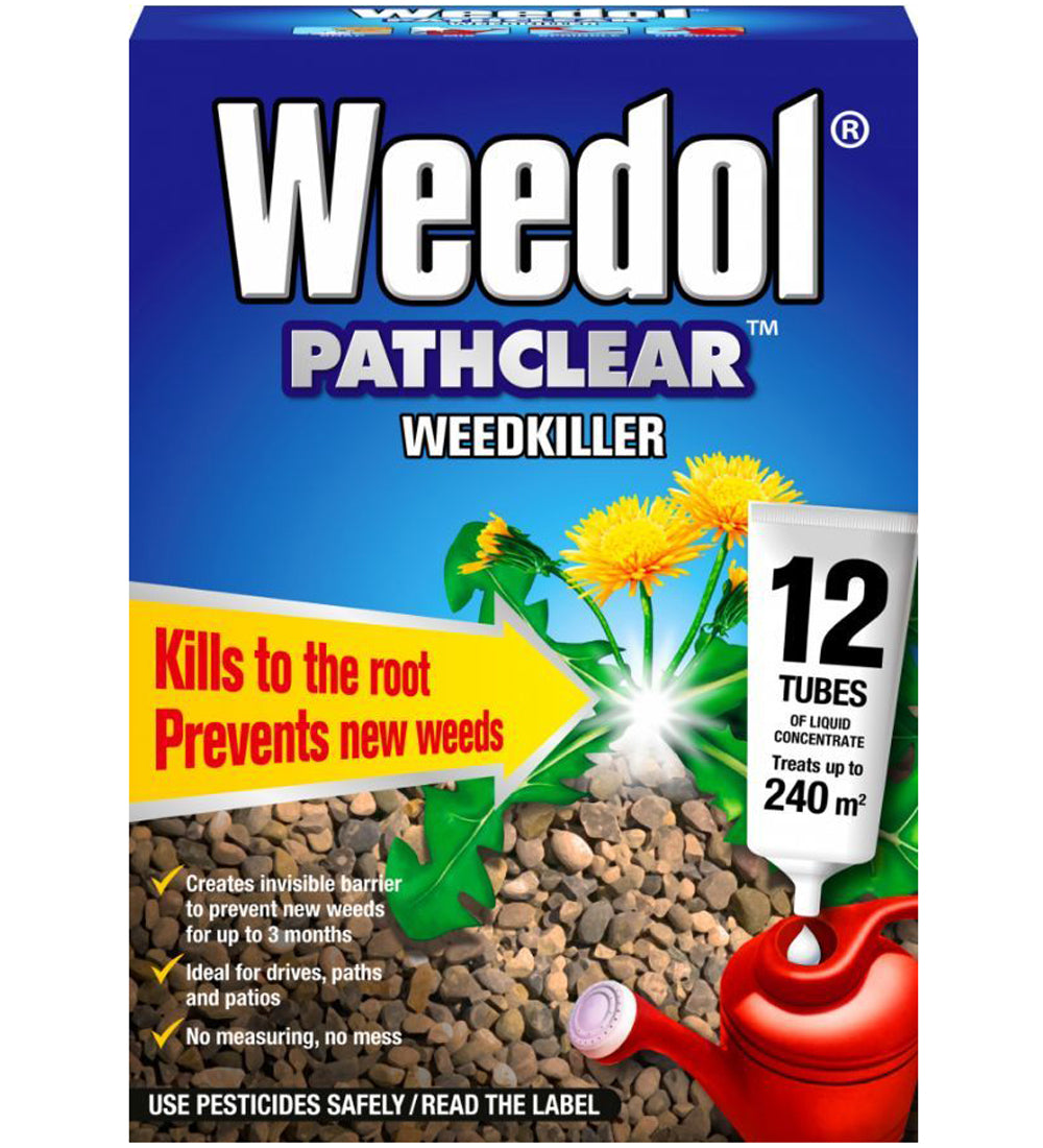 Weedol Pathclear Weedkiller Liquid Concentrate 12 Tubes