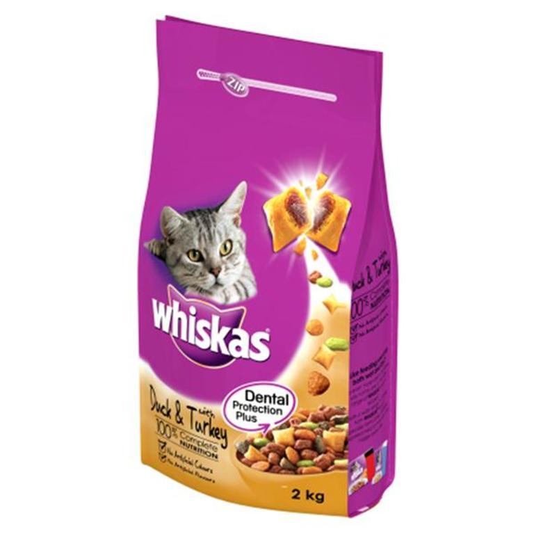 Whiskas Cat Food Duck & Turkey 2kg