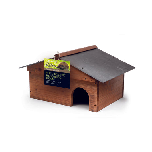 Tom Chambers Slate Roofed Hedgehog House