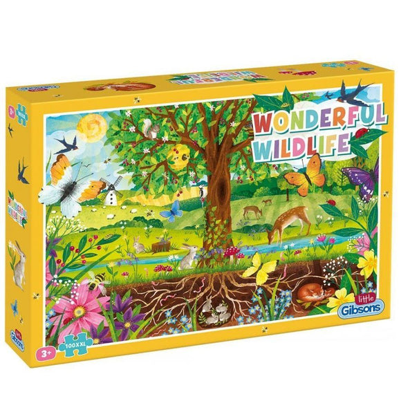 Gibsons Wonderful Wildlife Children's 100 XL-Piece Jigsaw