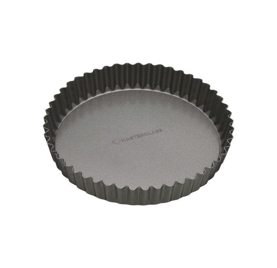 MasterClass Non-Stick Loose Base Fluted Quiche Tin 20cm