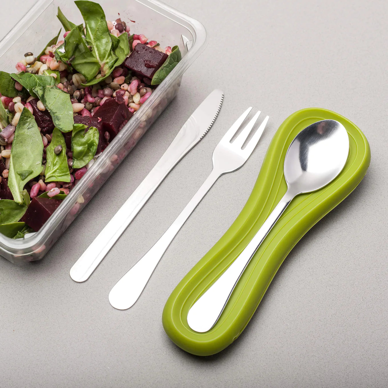 Zeal On the Go Cutlery Set in Silicone Case