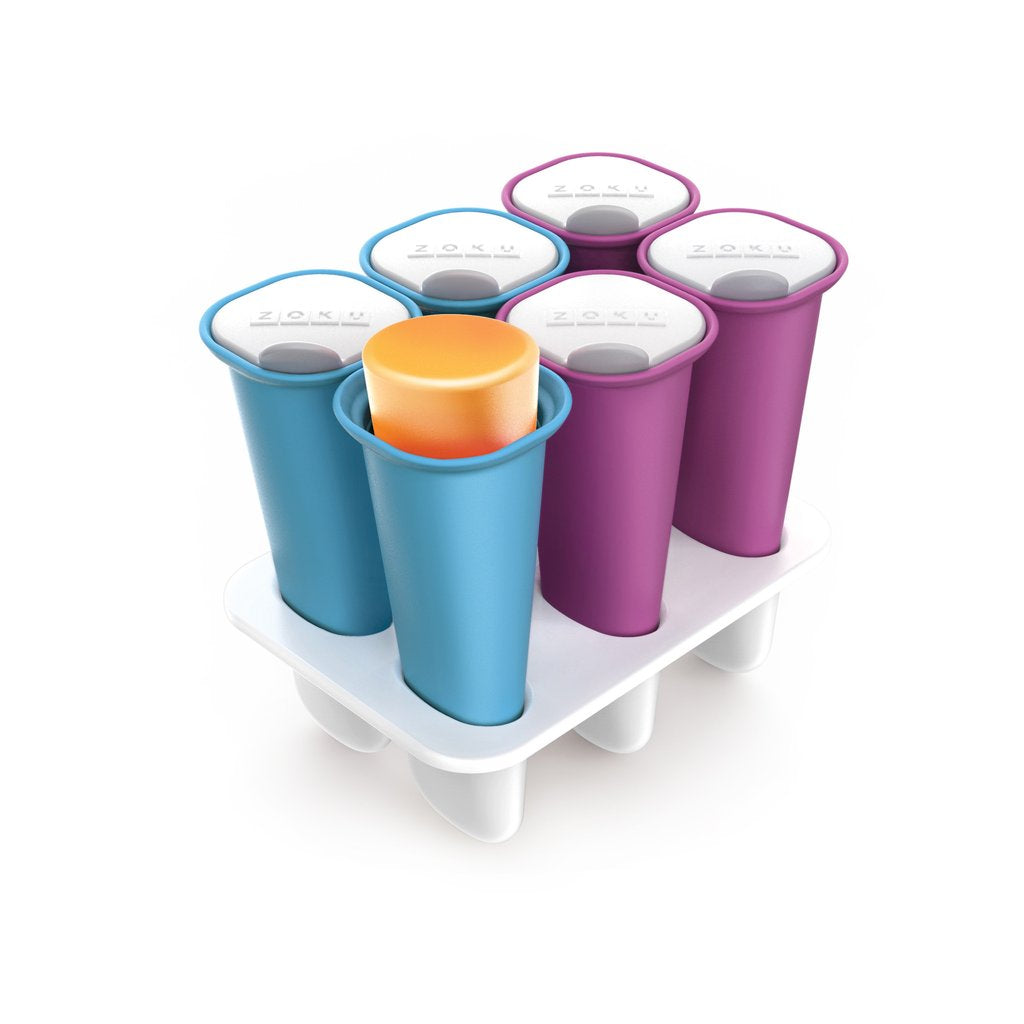 Zoku Summer Pops Ice Pop Moulds x6